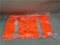 XL Neon Orange Rain Jacket