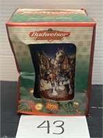 1998 Budweiser holiday stein