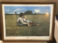 Boys in a pasture by Winslow Homer; 26x20