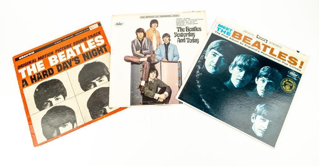 Lot Of 3 Vintage Beatles Albums