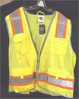 Size:XL ANSI Class 2 HI-VIS vest