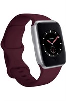 Waterproof Silicone Sport Strap Wine Red