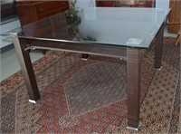 Square Glass Dining Table