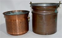 Pair Copper  Pails