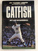Catfish: My Life in Baseball book signed by Jim Ca