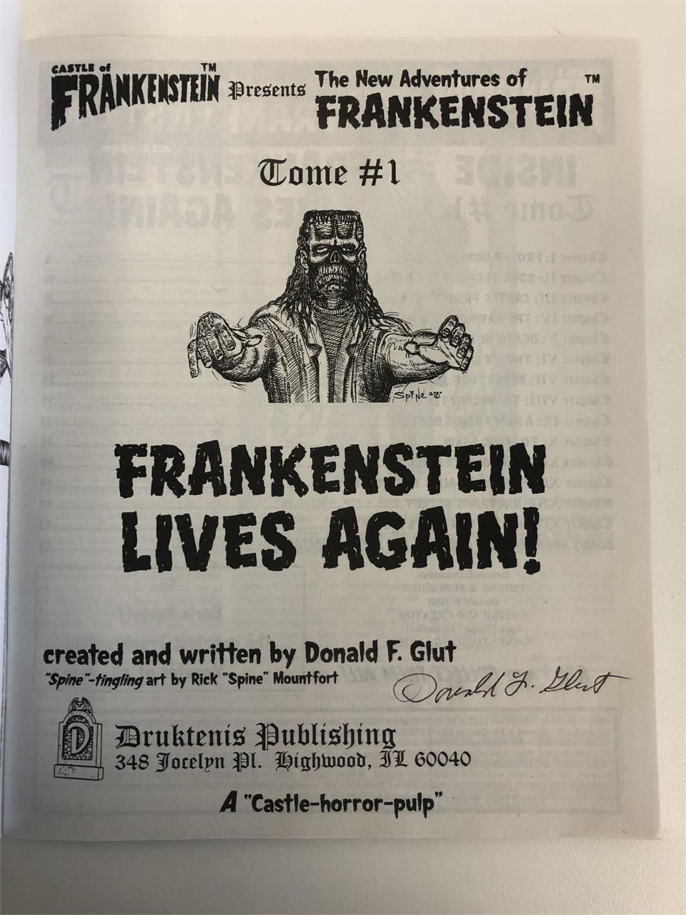 The New Adventures of Frankenstein Tome #1 Franken
