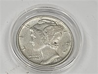 1941 S Silver Mercury Dime Coin