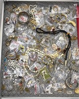 Large lot of miscellaneous costume jewelry, bracel