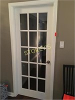 Glass Paned Door - 32 x 80