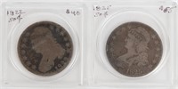 CAPPED BUST HALF DOLLAR COIN COLLECTION 1825,1822