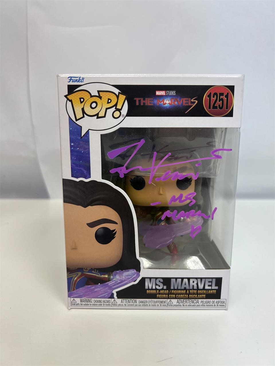 Autograph COA Funko Pop #1251