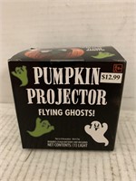(2x bid) Pumpkin Projector Flying Ghosts