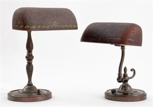 H.G. McFaddin & Co Emeralite Bellova Desk Lamps, 2