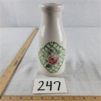Pfaltzgraff Decorated Milk Bottle