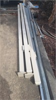 4 x 4m length steel poles