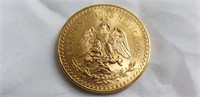 Mexicanos 1947 50 pesos gold 37.5g