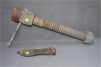 Lot Wooden Screw & Metal Foot Pedal