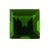 Genuine .23ct  Green Square Chrome Diopside