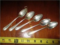 J.E. Webb Sterling Silver Spoons - 5pc Vintage