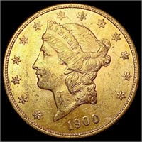 1900-S $20 Gold Double Eagle UNCIRCULATED