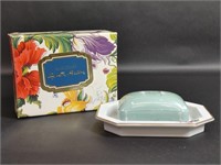Elizabeth Arden Blue Grass Soap Dish and Soap