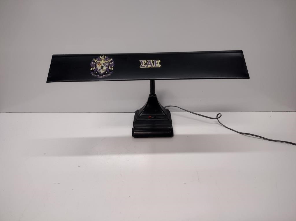 Sigma Alpha Epsilon Mid-Century Desk Lamp