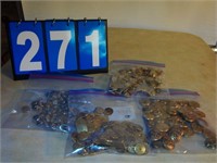 Lot of 250 military buttons