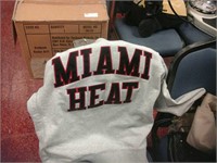 Miami Heat size medium grey sweater -unisex