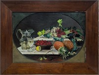 19thc American School Still Life Painting.