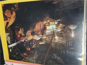 A Signed photo of cast members from the series fro