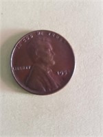 1953 Wheat Penny no Mint Mark