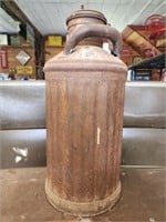 Large antique metal Gas Can