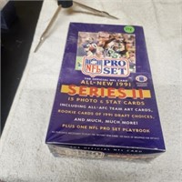 Unopened Box  36 Wax Packs Series II 1991 Pro Set
