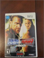 NINTENDO WII WWE RAW/SMACKDOWN VIDEO GAME