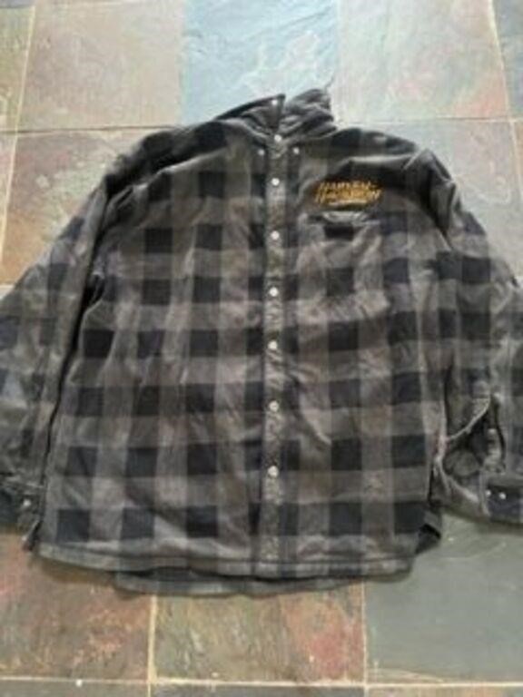 Harley Davidson flannel jacket 3XL