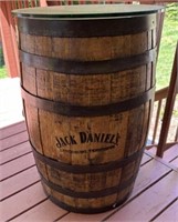 Jack Daniels Barrel w/Glasstop