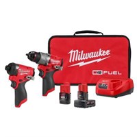 Milwaukee M12 FUEL 12-Volt Kit w/2 Batteries