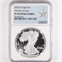 2022-W Proof Silver Eagle NGC PF70 UC