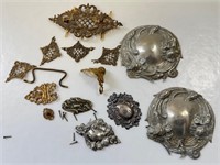 WONDERFUL ART NOUVEAU ACCENTS MAY INCL STERLING