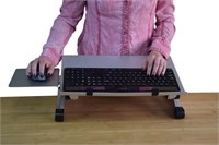 Uncaged Ergonomics Adj Height Tilt Keyboard Tray S