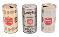 (3) Lone Star Beer Pull-Tab Cans