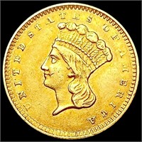 1857 Rare Gold Dollar CLOSELY UNCIRCULATED