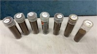 USA Small Cents, Various Quantities in Tubes,