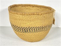Hand Woven Northwest Native American Basket