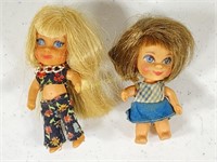 Pair of 1960s Mattel Liddle Kiddle Dolls