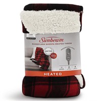 Sunbeam Microplush Sherpa Electric Heated Blanket