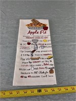 PD Apple Pie Recipe Dishtowel