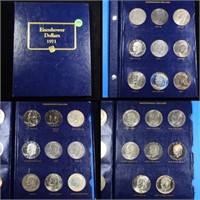 Complete Eisenhower Book 1971-1978 32 coins