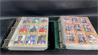 2 binders 1987/1990 TOPPS Baseball Cards
