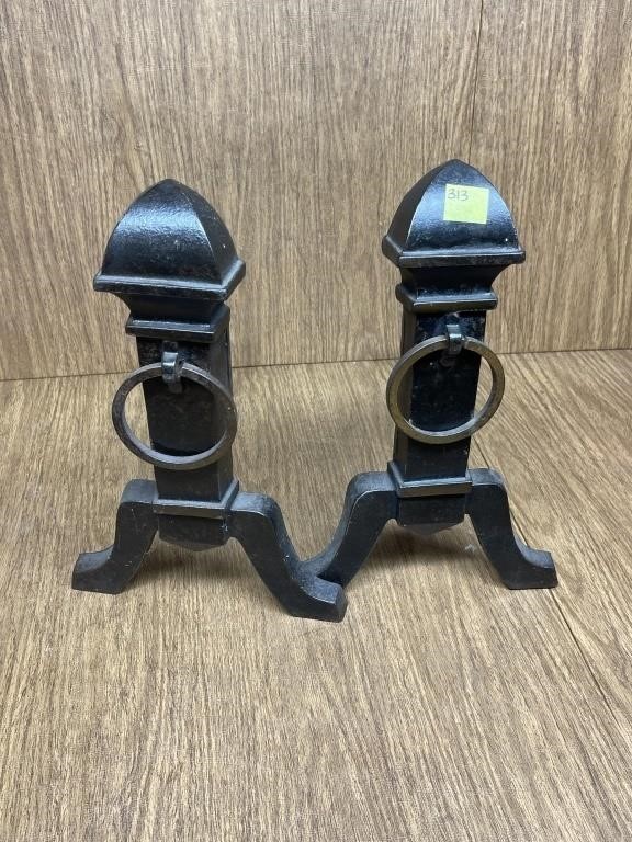 Pair of Fireplace Iron